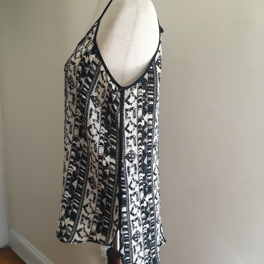 Black & Ivory String Top - Picture 3 of 6